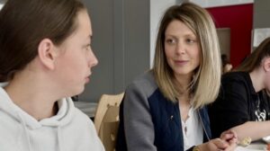Retour à la cantine au collège Isabelle Autissier de Nort-sur-Erdre